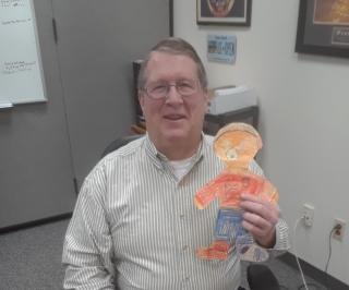 Flat Stanley and Supervisor Harris